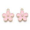Alloy Enamel Pendants PALLOY-S133-014C-1