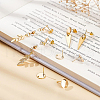 Brass Stud Earring Findings KK-BC0006-03G-5