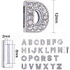 Alloy Slide Charms ALRI-NB0001-02-2