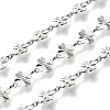 304 Stainless Steel Flower Link Chains CHS-A016-68P-A-1