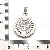 304 Stainless Steel Pendants STAS-B086-09C-P-3