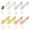 DICOSMETIC DIY Blank Dome Tie Clip Making Kit DIY-DC0002-24-1