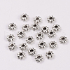 Tibetan Style Alloy Flower Spacer Beads X-TIBEB-0885-AS-LF-2