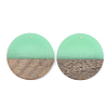 Resin & Walnut Wood Pendants RESI-T023-10E-1
