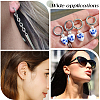 SUNNYCLUE 12 Pairs 202 Stainless Steel Huggie Hoop Earrings with 316 Surgical Stainless Steel Pins EJEW-SC0001-40P-5