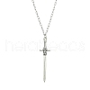Gothic 304 Stainless Steel Cable Chain Necklaces NJEW-JN04983-01-1