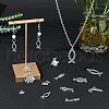  72Pcs 12 Style Tibetan Style Alloy Pendants TIBE-NB0001-23-2