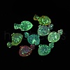 Transparent Luminous Acrylic Beads MACR-D024-37-2