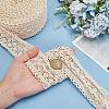 ARRICRAFT 10 Yards Cotton Flower Lace Ribbon for Garment Decoration DIY-AR0004-09-2