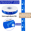 25 Yards Sport Ball Theme Printed Polyester Grosgrain Ribbon OCOR-WH20002-03B-02-2