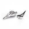 Tibetan Style Alloy Pendants TIBE-S323-102AS-RS-2