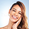Unicraftale 8 Pairs Ion Plating(IP) 304 Stainless Steel Huggie Hoop Earrings EJEW-UN0002-39-6