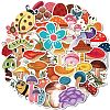 50Pcs PP Plastic Sticker PW-WGB013D-01-1