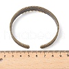 Alloy Cuff Bangles for Women BJEW-B129-01-3