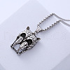 Vintage Men's Punk Stainless Steel Animal Pendant Necklaces PN8087-2
