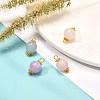 Natural Aquamarine & Rose Quartz & Amethyst Pendants PALLOY-JF00894-2