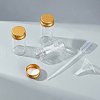 BENECREAT Round Glass Storage Containers for Cosmetic GLAA-BC0001-12B-6