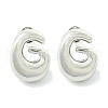 Rack Plating Brass Earrings EJEW-S222-01P-G-1