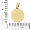 Ion Plating(IP) 304 Stainless Steel Enamel Rhinestone Pendants STAS-Q325-03E-G-3