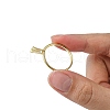 Zinc Alloy Cuff Ring Findings PALLOY-E005-01G-01-3