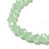 Electroplate Imitation Jade Glass Rondelle Beads Strands EGLA-F050B-02AB-3