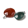 Natural Agate Dyed Pendants G-M415-03P-2