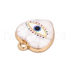 Alloy Enamel Pendants ENAM-Z012-01D-G-2