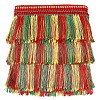 3 Tone Polyester Tassel Fringe Trimming OCOR-WH0077-62-1