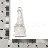 Breast Cancer Pink Awareness Ribbon Theme Alloy Enamel Pendants ENAM-C026-01C-S-3