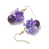 Flower Dangle Earrings EJEW-TA00631-5