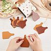 Olycraft 40Pcs 2 Colors PU Leather Label Tags DIY-OC0009-09-3