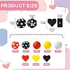 Food Grade Eco-Friendly Silicone Beads SIL-YW0001-41-2
