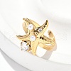 304 Stainless Steel Micro Pave Cubic Zirconia Plastic Pearl Cuff Rings RJEW-D310-02A-G-3