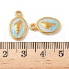 304 Stainless Steel Enamel Pendants STAS-U057-15G-A-3