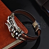 Leaehet Cords Multi-strand Bracelets PW-WG21659-02-1