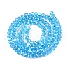 Electroplate Glass Beads Strands EGLA-A044-T4mm-A08-3