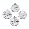 Non-Tarnish 201 Stainless Steel Pendants STAS-N098-074P-2