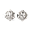 Brass Micro Pave Cubic Zirconia Beads KK-D356-10P-1
