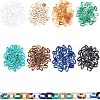 SUPERFINDINGS 960Pcs 8 Colors Acrylic Linking Rings OACR-FH0001-030-1