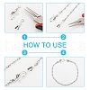 Tibetan Silver Hook and Eye Clasps LF1157Y-4