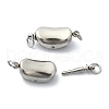 Tarnish Resistant 304 Stainless Steel Box Clasps STAS-Z066-05P-02-1