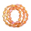 Electroplate Glass Beads Strands EGLA-B010-01A-FR03-3