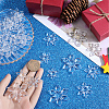 SUNNYCLUE 60Pcs 3 Styles Christmas Transparent Acrylic Connector Charms OACR-SC0001-56-3