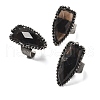 Natural Smoky Quartz Finger Ring RJEW-A068-01AS-4