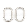Zinc Alloy Spring Gate Rings PALLOY-L233-07B-P-2