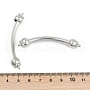 304 Stainless Steel Connector Charms STAS-M090-09P-3