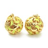 Brass Enamel Charms KK-A153-01G-B-2
