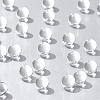  100Pcs Natural Quartz Sphere Beads G-NB0005-51B-2