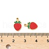 304 Stainless Steel Enamel Charms STAS-R168-02D-G-3
