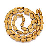 Electroplate Glass Beads Strands EGLA-T025-03G-2